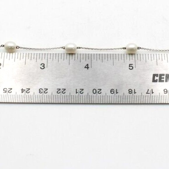 LIKE NEW!! Absolutely Stunning Elsa Peretti Pearl 7" Bracelet from - Picture 7 of 7